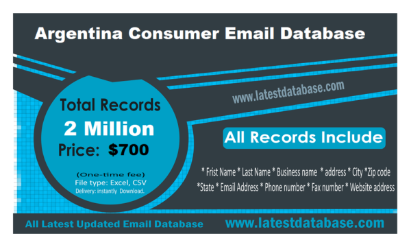 Argentina Email Marketing Data