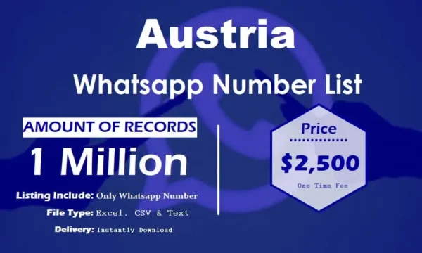 Austria WhatsApp Marketing Data 3 Million