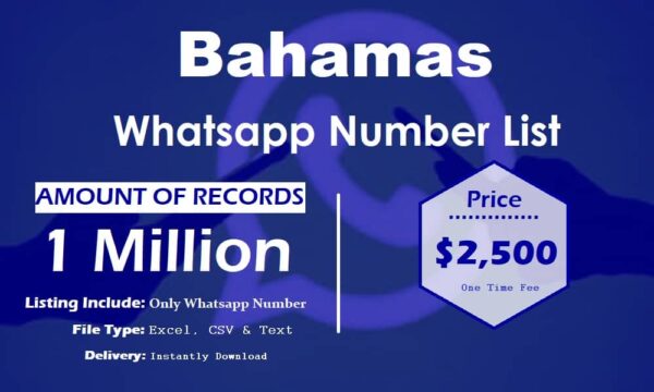 Bahamas WhatsApp Marketing Data 3 Million