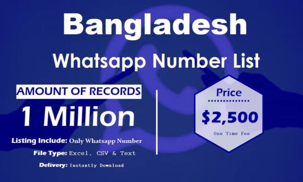 Bangladesh WhatsApp Marketing Data 3 Million