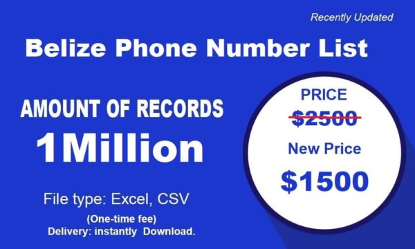 500K Test Belize Phone Marketing Data