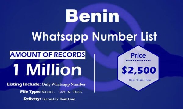 Benin WhatsApp Marketing Data 5 Million