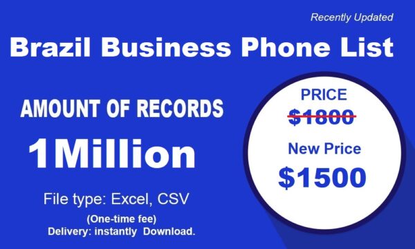 500K Brazil Business Phone Marketing Data