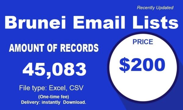 Brunei Email Marketing Datas