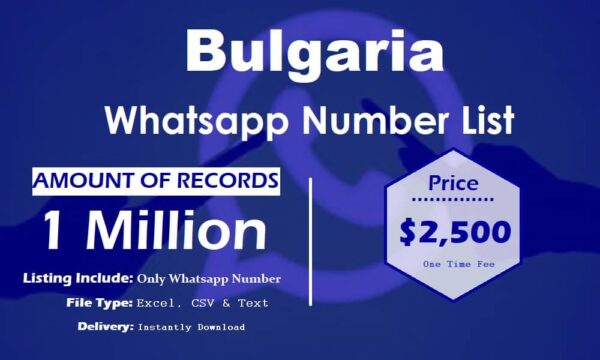 Bulgaria WhatsApp Marketing Data 1 Million