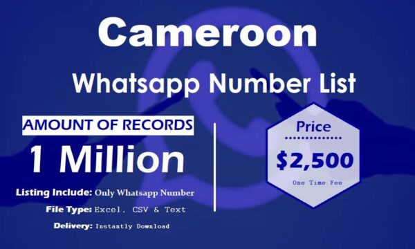 Cameroon WhatsApp Marketing Data 3 Million