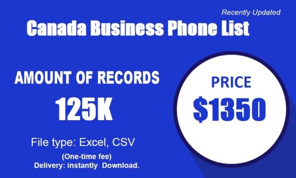 Canada Business Phone Marketing Data