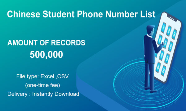 Chinese Student Phone Marketing Data Business