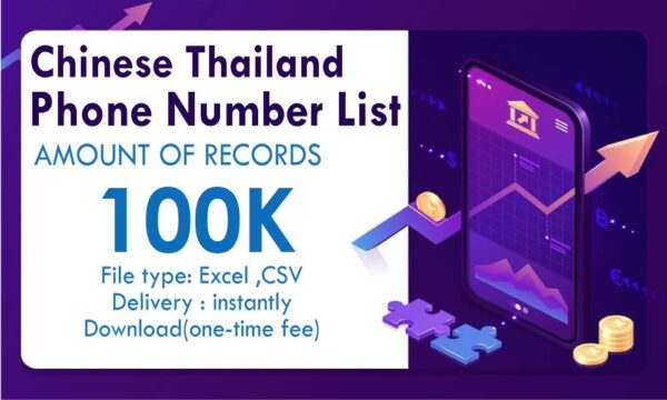 Chinese Thailand Phone Marketing Data Small Order