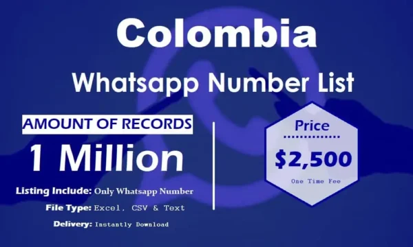 Colombia WhatsApp Marketing Data Trial