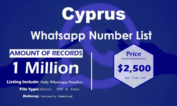 Cyprus WhatsApp Marketing Data 100K