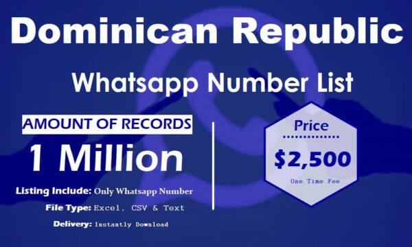 Dominican Republic WhatsApp Marketing Data 5 Million