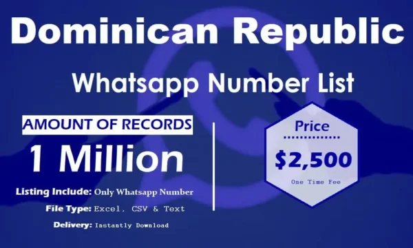 Dominican Republic WhatsApp Marketing Data Trial