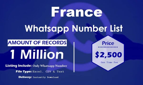 France WhatsApp Marketing Data 50K