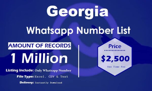 Georgia WhatsApp Marketing Data 3 Million