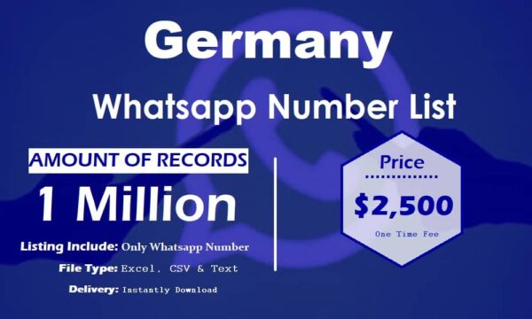 Germany WhatsApp Marketing Data 50K