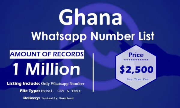 Ghana WhatsApp Marketing Data 5 Million