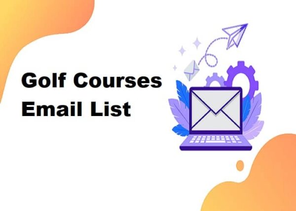 Golf Courses Email Marketing Data