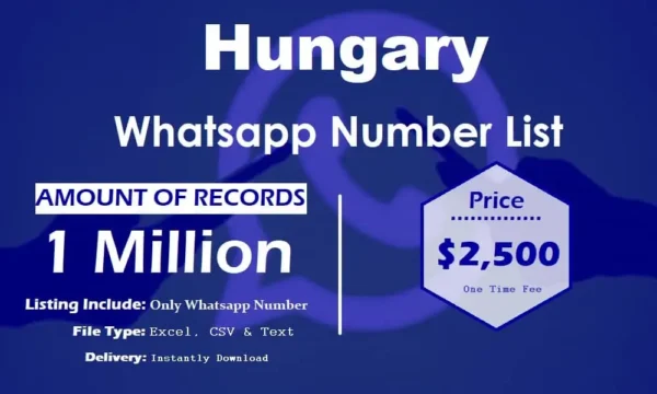 Hungary WhatsApp Marketing Data 500K