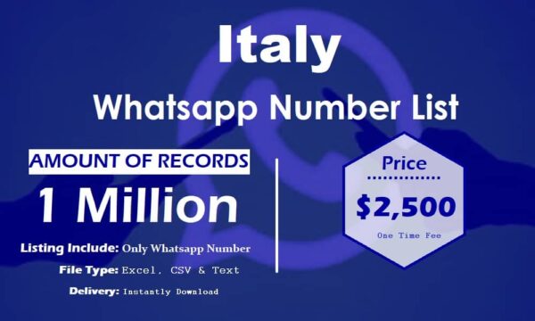 Italy WhatsApp Marketing Data 500K