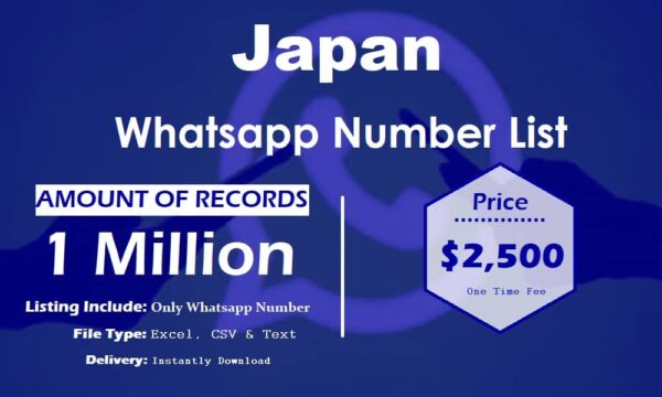 Japan WhatsApp Marketing Data 500K