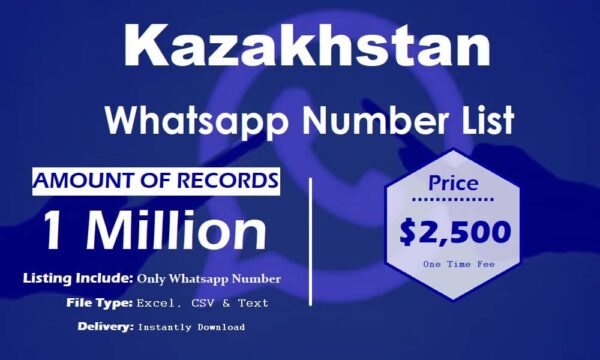 Kazakhstan WhatsApp Marketing Data 5 Million