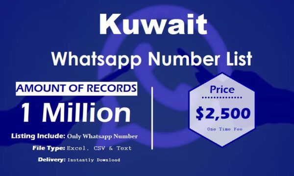 Kuwait WhatsApp Marketing Data 100K