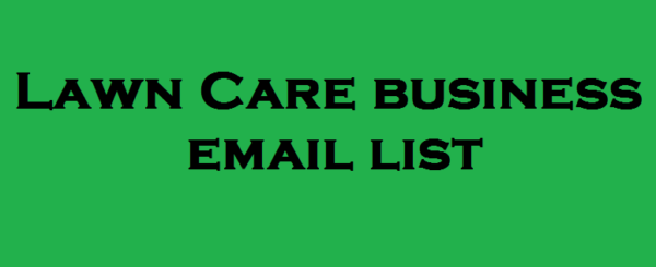 Lawn Care Email Marketing Data