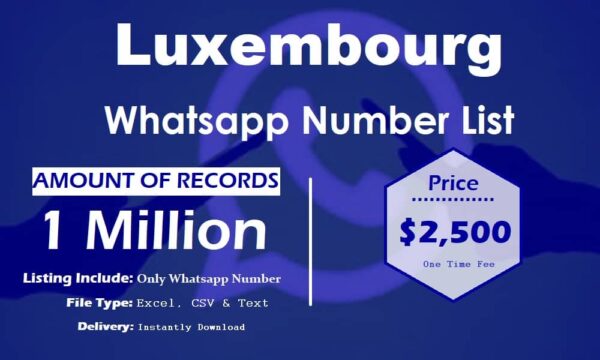 Luxembourg WhatsApp Marketing Data 50K