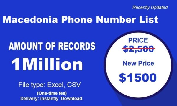 1 Million Full Macedonia Phone Marketing Data