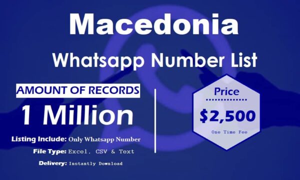 Macedonia WhatsApp Marketing Data 50K