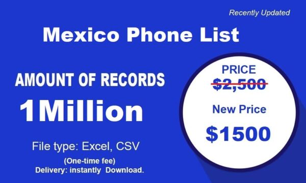 1 Million Full Mexico Phone Marketing Data