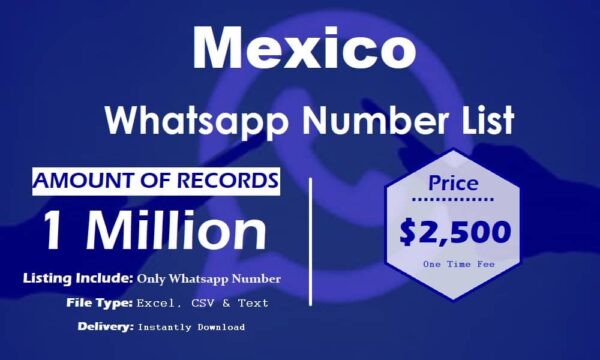 Mexico WhatsApp Marketing Data 50K