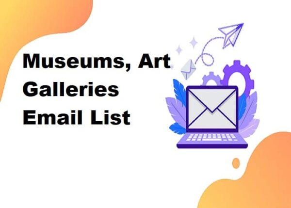 Museums, Art Galleries Email Marketing Data