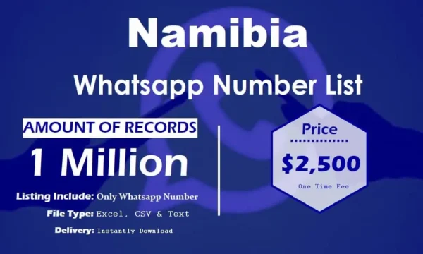 Namibia WhatsApp Marketing Data 100K