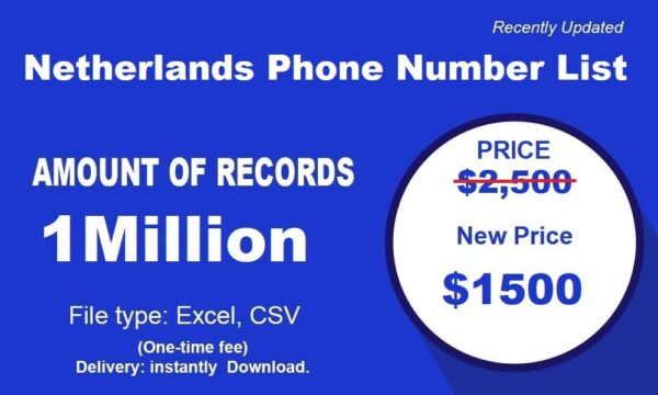 1 Million Full Netherlands Phone Marketing Data