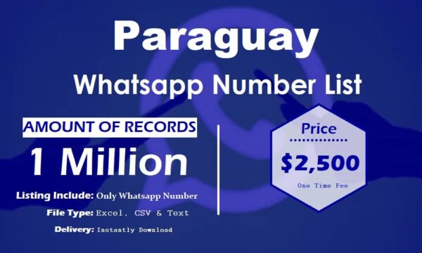 Paraguay WhatsApp Marketing Data 1 Million