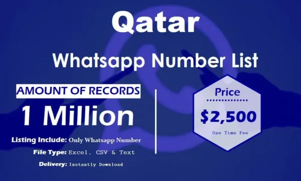 Qatar WhatsApp Marketing Data 100K