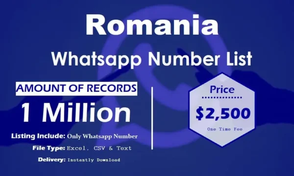 Romania WhatsApp Marketing Data Trial