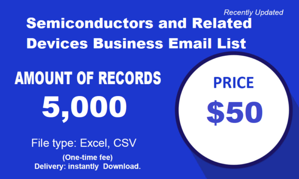 Semiconductor Devices-Wholesale Email Marketing Data