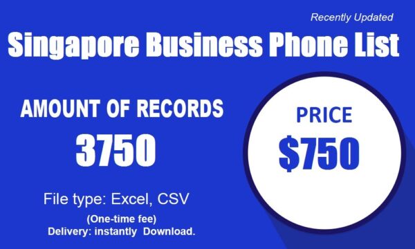 Singapore Business Phone Marketing Data