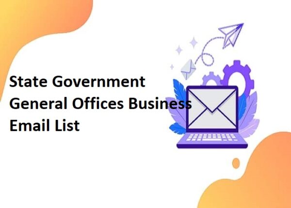 State Government-General Offices Email Marketing Data