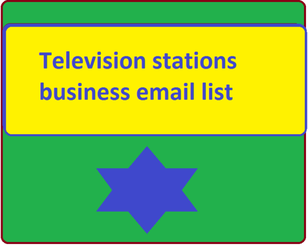 Television stations Email Marketing Data