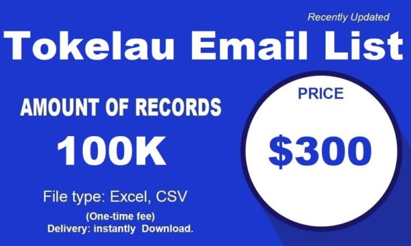 Tokelau Email Marketing Datas