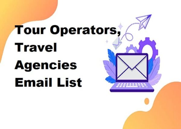 Tour Operators, Travel Agencies Email Marketing Data