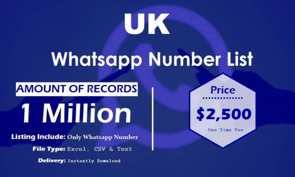 UK WhatsApp Marketing Data 50K