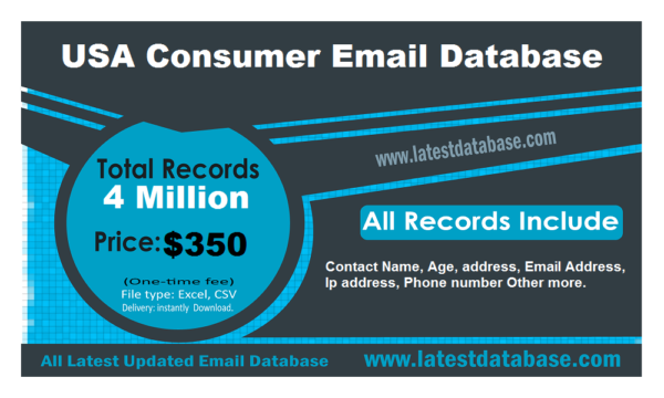 USA Email Marketing Data