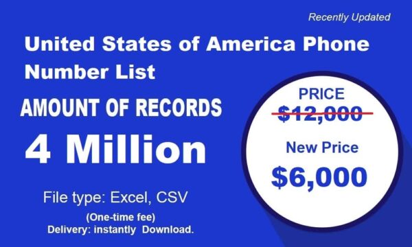 1 Million USA Phone Marketing Data