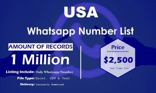 USA WhatsApp Marketing Data 5 Million