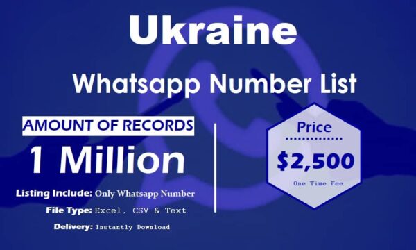 Ukraine WhatsApp Marketing Data 3 Million